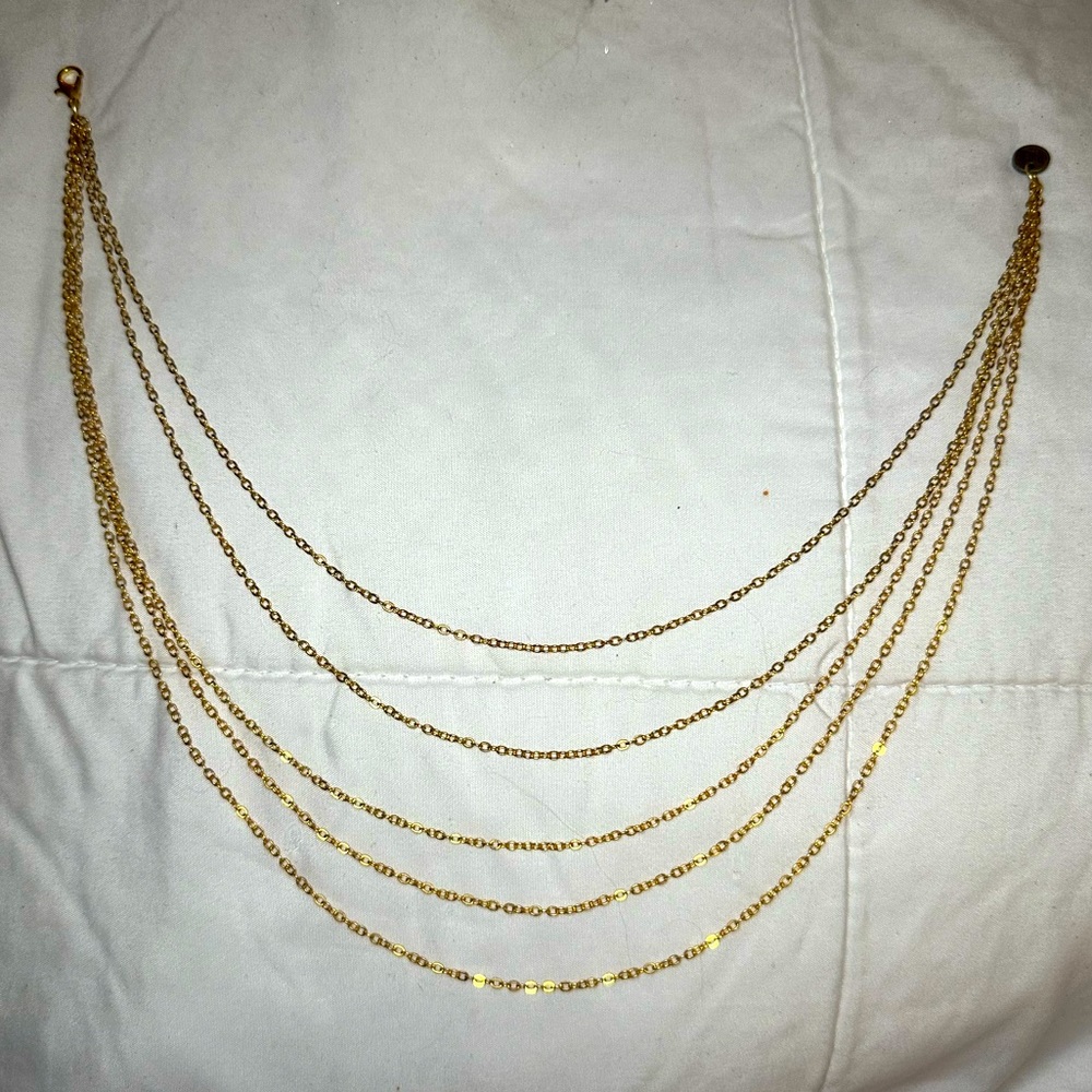 Gold Multi-chain Necklace